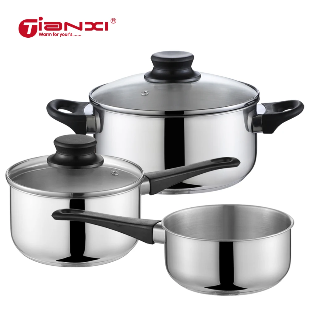 20 CM Combination Set Pot  Three Piece Stainless  Steel  Soup 