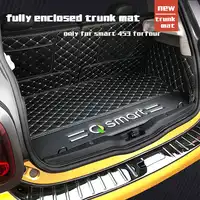waterproof leather material Car rear mat trunk for smart 453 forfour smart 2013 2014 2015 2016 2017 2018 2019