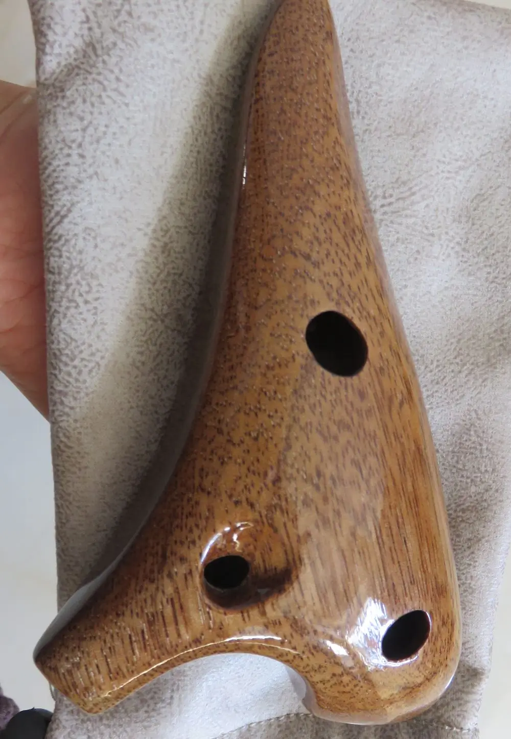 Музыкальный инструмент с 12 отверстиями древесина переменного тока ocarina elm alto C