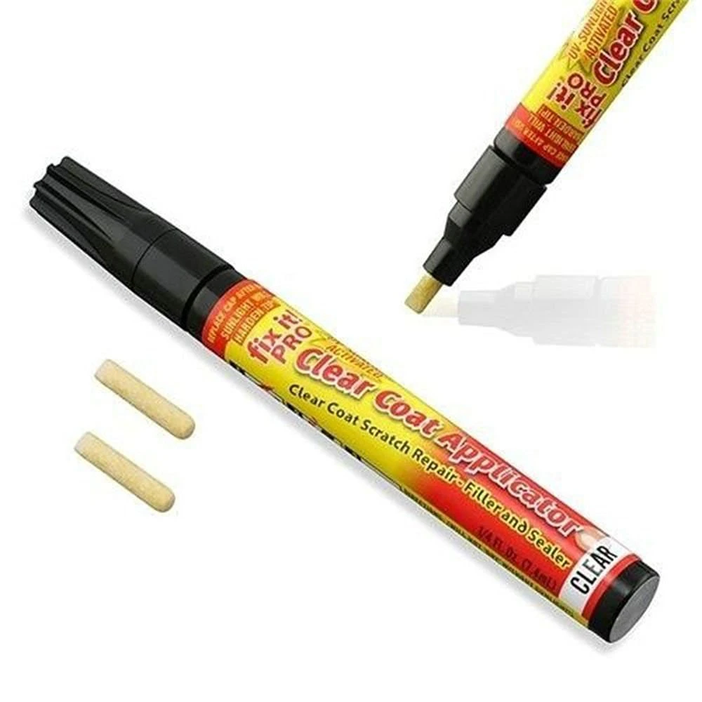 Fix It Pro Car Repair Pen Scratch Remover Support All Colors New Clear Coat Applicator Hand Tool Fix It Car Repair Tool
