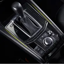 Матовый серебристый/черный Нержавеющая сталь украшение автомобиля-Чехлы для MAZDA CX-5 CX5 автоматическая коробка передач автомобиля стикер-стиль
