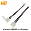Бесплатный сварочный разъем для водонепроницаемой RGB светодиодной ленты, 4 контакта, 10 мм, 5 шт./лот. ► Фото 1/6