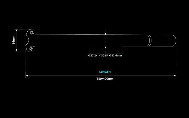 Специальная цена FCFB матовый карбоновый Подседельный штырь для велосипеда дорожный/Mtb велосипедный Подседельный штырь 3k 27,2 30,8 31,6 мм* 350 400 мм велосипедный
