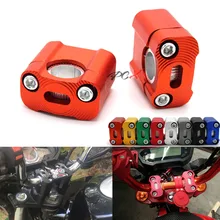 CNC алюминиевая ручка 22 мм до 28 мм стержень жир стержень стояк Монтажный Зажим адаптер для питбайк мотокросса эндуро ATV Quad