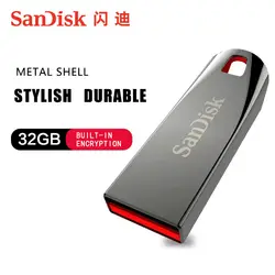 SanDisk USB флэш-диск CZ71 mini USB 2,0 флешки 64 ГБ 32 г 16 ГБ 8 ГБ флэш-памяти Pen накопители бесплатная доставка