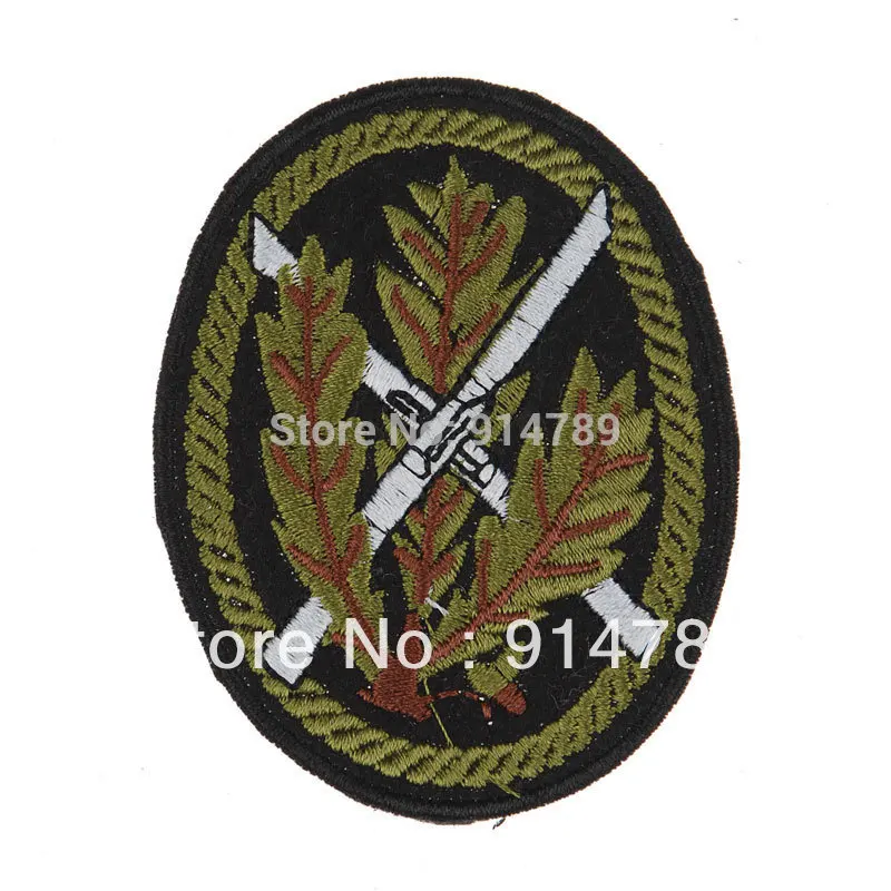 

WWII GERMAN WH SNOWFIELD RIFLEMAN SNIPER ARM-BADGE PATCH -33708