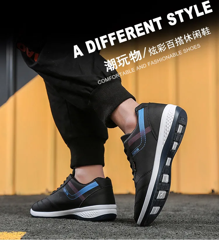 Male Breathable Comfortable Casual Shoes Fashion Men Canvas Shoes Lace up Wear-resistant Men Sneakers zapatillas deportiva