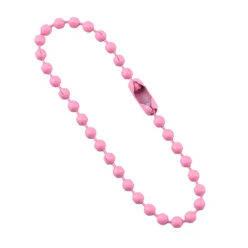 

10 Pieces Colorful 2.4mm Ball Ball Bead Chain Ball Chains With Connector For DIY Accessories Key Chain