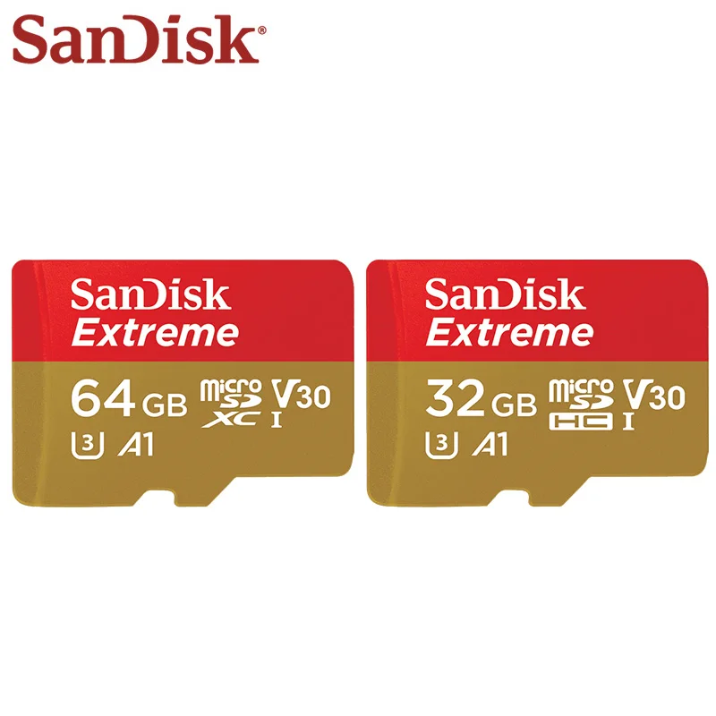 

SanDisk Full Capacity TF Card 32GB 64GB 128GB Microsd V30 U3 Memory Card 100% Original Micro SD Card For Smartphone