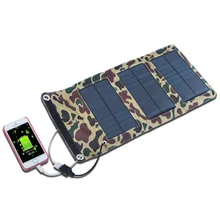 5 W 5 V Портативный складной Панели солнечные Зарядное устройство кемпинг Солнечный Мощность для телефонов, MP4 Камера USB Батарея зарядные устройства