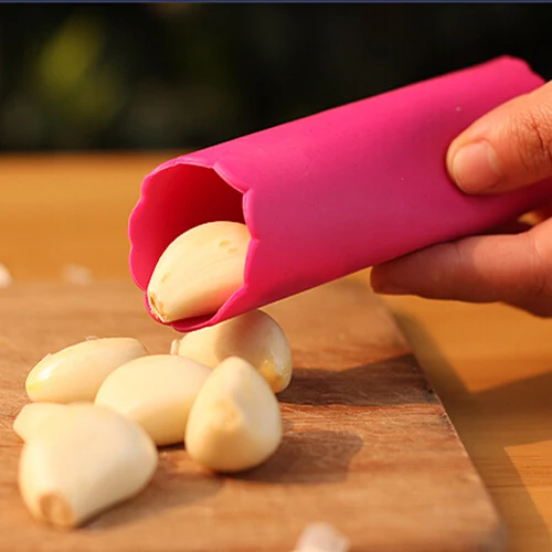 

Creative Novelty Garlic Stripper Magic Peel Garlic Peeling Tube Kitchen Tool Peeler Zester Easy Done