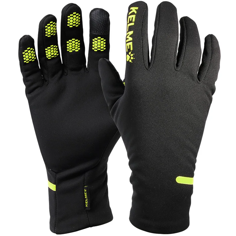 

KELME Soccer Work Protection Gloves Touch Screen Driver Sports Winter Outdoor For Male Warm Gloves 9886405