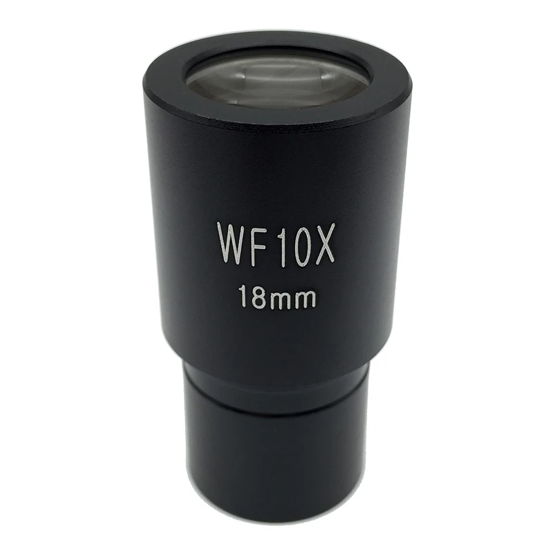 

2PCS WF10x /18 mm Wide Field Eyepiece with Mounting Size 23.2 mm Caliber Wide Angle Biological Microscope Lens Coated Optics
