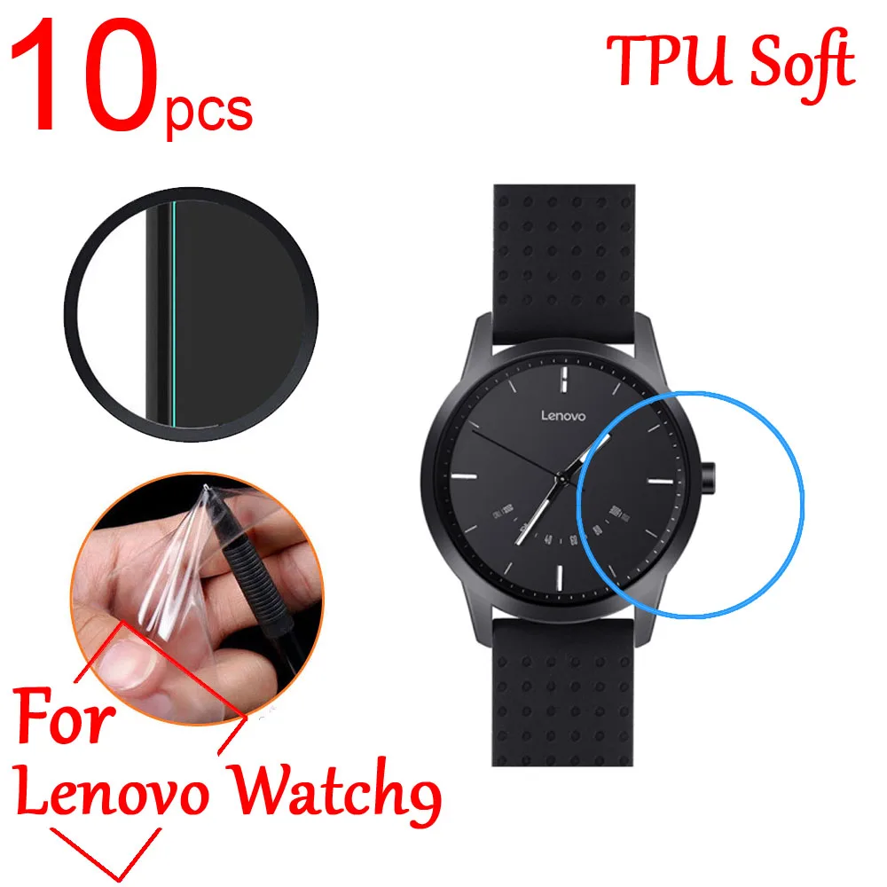 

10pcs Ultra Clear TPU Soft LCD For Lenovo Watch 9 Full Screen Protectors cover For Lenovo Watch9 SmartWatch Protective Film