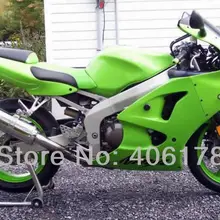 ZX-6R 98-99 ABS мото Обтекатели набор для ниндзя ZX6R 1998-1999 зеленый мото rcycle обтекатель