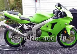 Лидер продаж, ZX-6R 98-99 ABS moto обтекатели, установленные для kawasaki Ninja ZX6R 1998-1999 зеленый moto rcycle обтекатели