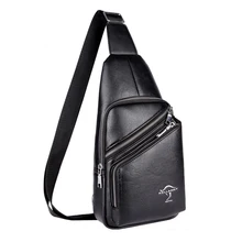 Новое поступление года модные для мужчин курьерские Сумки Крест средства ухода за кожей Сумки на плече на груди пакеты воды форма кожа 3 цвета люби