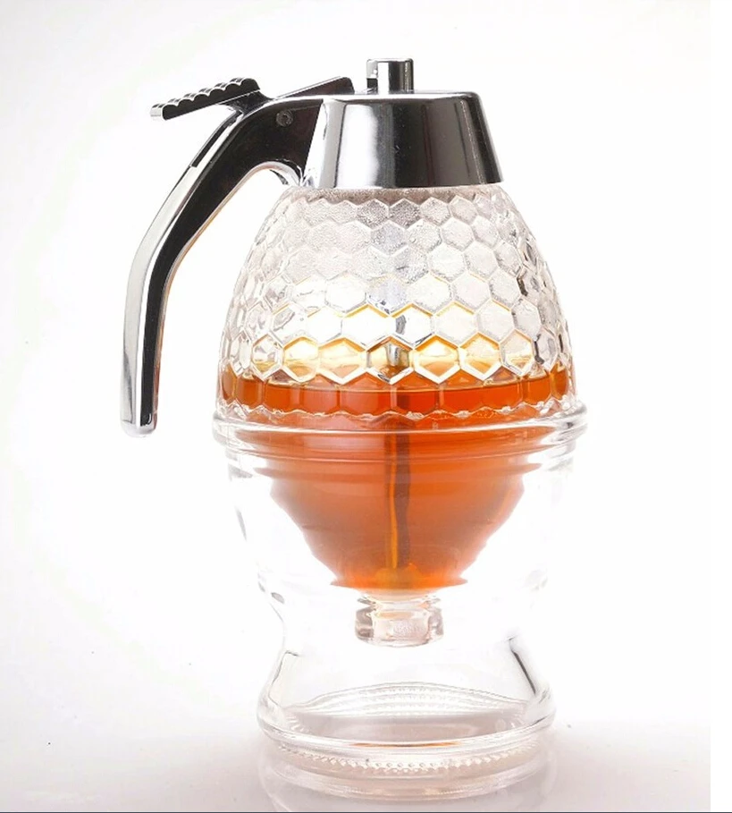 New Arrival Acrylic Honey Pot Dispenser Kitchen Accessoriesin Storage