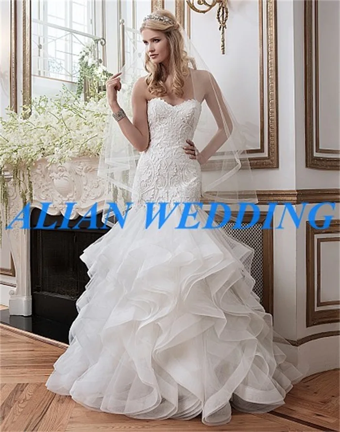 Aliexpress.com : Buy Fast Shipping Mermaid Wedding Dress ...