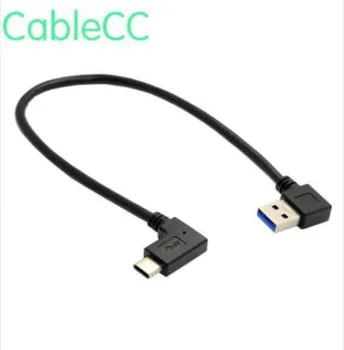 

Reversible USB 3.1 USB-C Angled to 90 Degree Right Angled USB 3.0 Cable for Macbook & Tablet & Mobile Phone