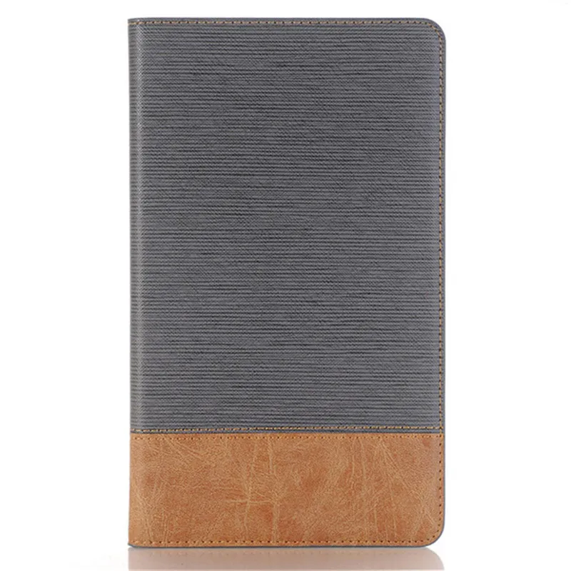 Деловой кожаный чехол для huawei MediaPad T3 10 AGS-L03-L09 W09 9," Подставка для планшета Honor Play Pad 2 9,6 карта Солт+ пленка+ ручка - Цвет: gray