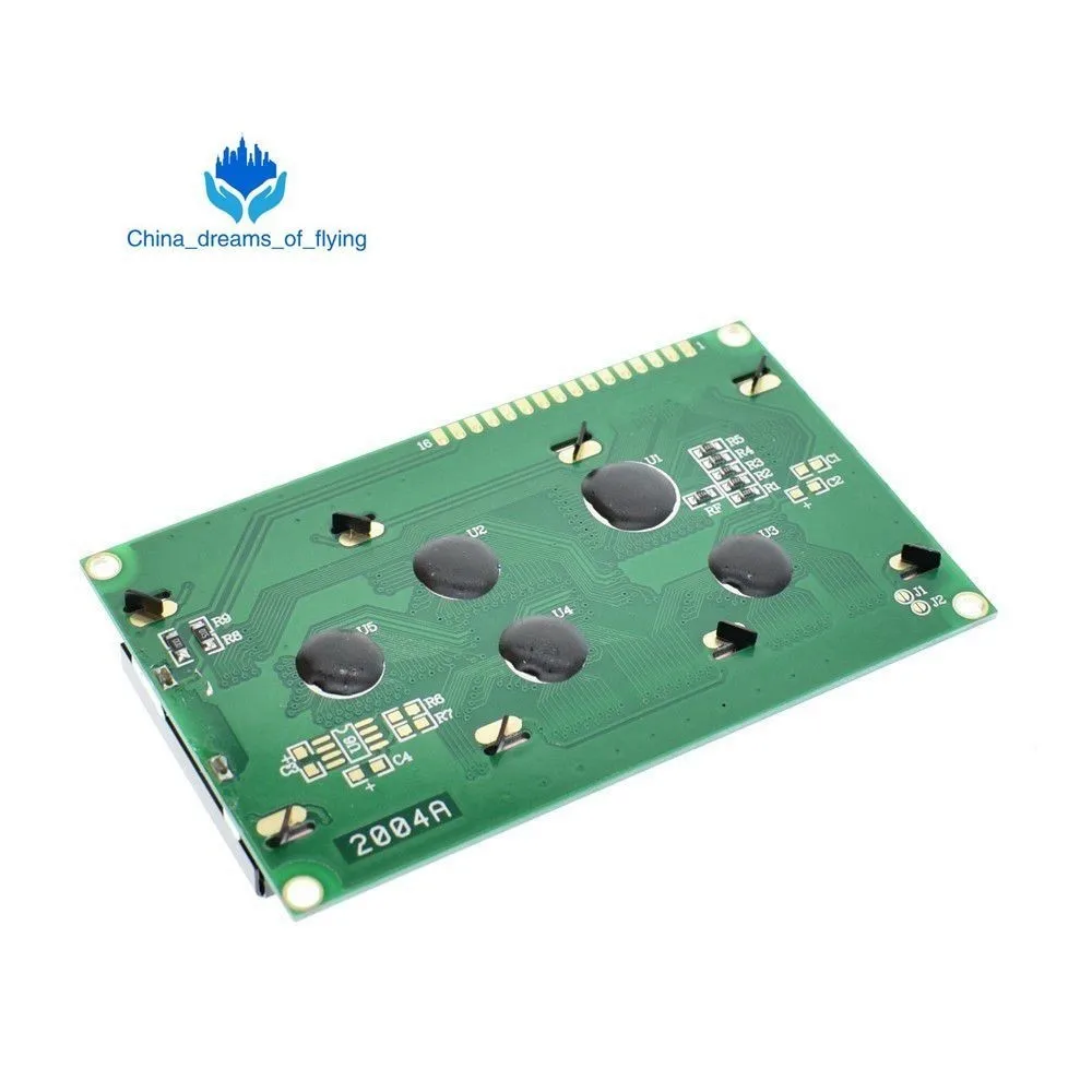 Плата ЖК дисплея 2004 20*4 LCD 20X4 5В синий экран дисплей модуль для arduino|ЖК-модули| |