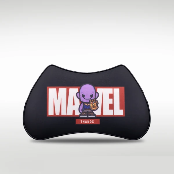 new marvel headrest car neck pillow avengers iron man captain america spider man thanos pillow for cars seat auto accessories - Цвет: 1pcs Lumbar Thanos