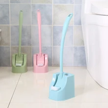 Toilet Brush And Get Free Shipping On Aliexpress Wc Accessories Long Handle Portable Double Sided Toilet Brush Bent Frosted Surface Bathroom Cleaning With