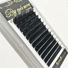 Все размеры отдельных lashes норки ресницы расширение ручной Поддельные Накладные ресницы Роскошные ресниц профессиональный