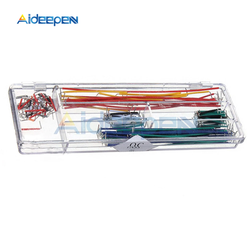 140 шт., макетные перемычки Без припоя, макетные провода 22 AWG, набор кабелей с коробкой для Arduino 165x55x10 мм 140 шт., макетные перемычки Без припоя, макетные провода 22 AWG, набор кабелей с коробкой для Arduino 165x55x10 мм