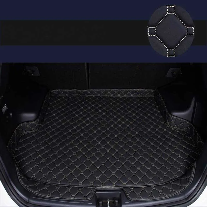 

For 2014-2017 Mercedes-Benz CLA GLC GLK Premium Car Trunk Mat Customized Leather Waterproof and Dustproof Protective Pad