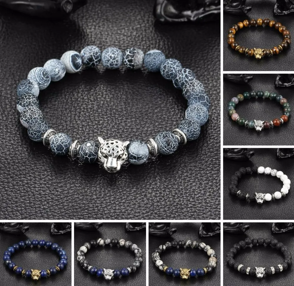 charm-bracelets-wholesale-fashion-woman-man-plating-gold-silver-chain-bracelet-crystal-lava-stone-skeletons-tiger-eye-jewelry-bead-bracelet