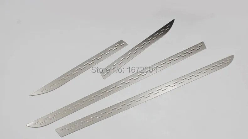 Нержавеющая сталь Боковая дверь кузова литья Накладка для Honda Crosstour 2012