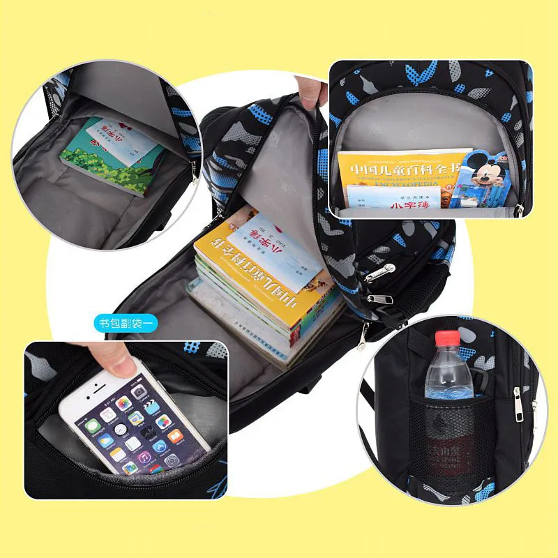جودة عالية الحقائب المدرسية للفتيان في سن المراهقة الفتيات حقيبة ظهر مدرسية مقاومة للماء الأزياء حقيبة الطالب حقيبة كتب الأطفال الظهر