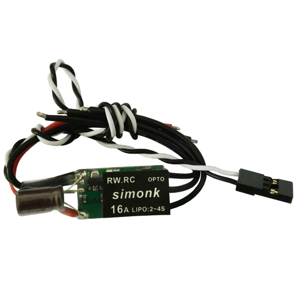 

1pcs Mini SimonK 16A ESC OPTO 20-499Hz 18KHz PWM 2-4S for RC FPV Quadcopter Q250