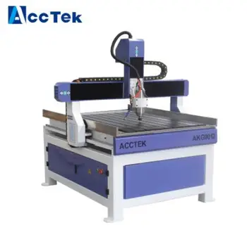 Online Router Cnc AKG9012 Mini Cnc FrÀsen Maschine Verkauf Stepper/Servo Optional Holz Router T-slot Tisch Mit Schellen