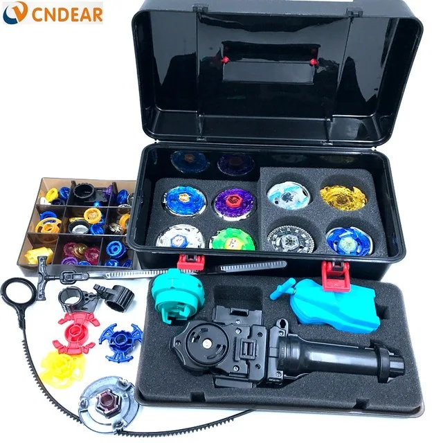

Metal Master Rapidity Fight Super String Rare Beyblade 4Dspin top with Launcher Grip spare parts and box