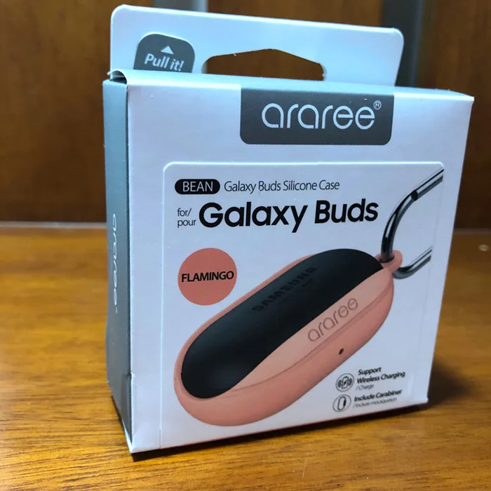 Чехол Araree для samsung Galaxy Buds, силиконовый чехол для зарядки, противоударный защитный чехол - Цвет: Розовый