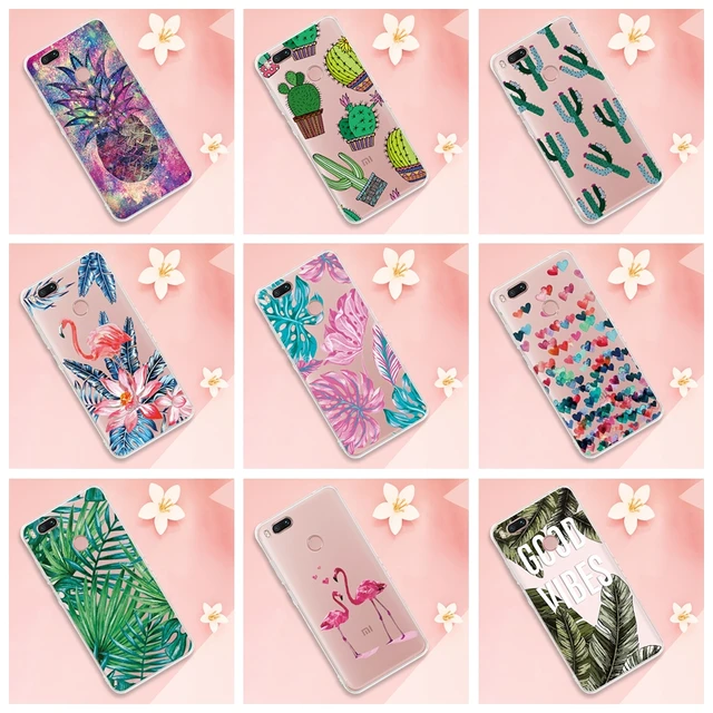 Best Price Silicone Pattern Phone Case For Xiaomi Mi6 Mi5 Mi8 Mi A1 Mi A2 Lite Max 2 Cover For Xiaomi Pocophone F1 Flower Leaves Coque Case