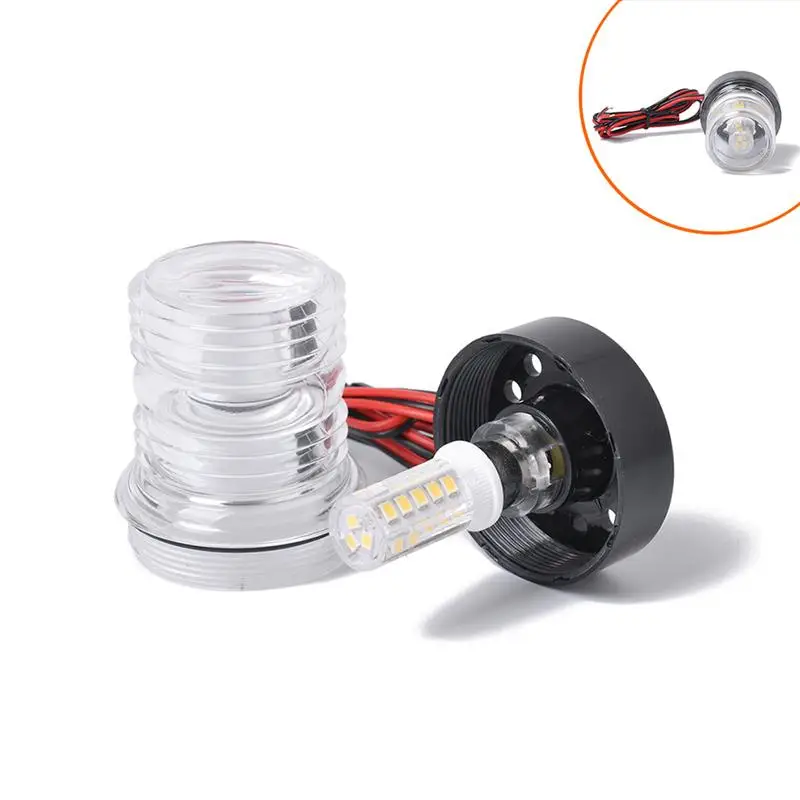 

Waterproof LED Marine Boat Yacht Light Navigation Anchor Light 360 Degree All Round Boat Light 6300K 12V Anchor Light