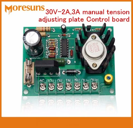 

Free Ship 3PCS/LOT 30V-2A,3A manual tension adjusting plate Control board slitting machine magnetic powder clutch brake board