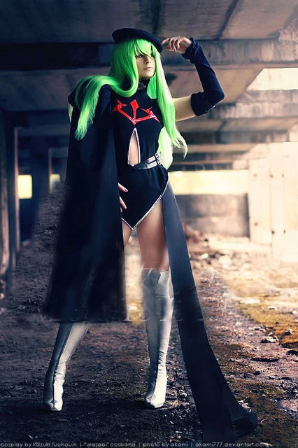 Anime Code Geass: Lelouch of the Rebellion Cosplay C.C. Cosplay