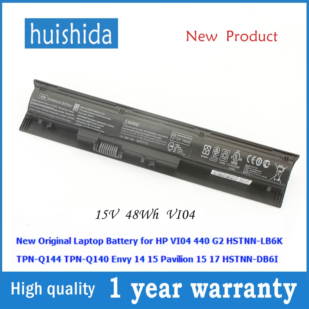 

15V 48Wh VI04 New original laptop battery for HP Pavilion15 17 HSTNN-LB6K TPN-Q144 TPN-Q140 HSTN-DB6I series