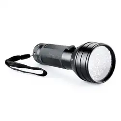 51 светодиоды УФ светодиодный фонарь ультрафиолетовый фонарик детектор с лампой чёрного света для собак мочи животное Красители и