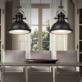 

Nordic Loft Style Droplight LED Industrial Vintage Pendant Light Fixtures For Dining Room Metal Hanging Lamp Indoor Lighting