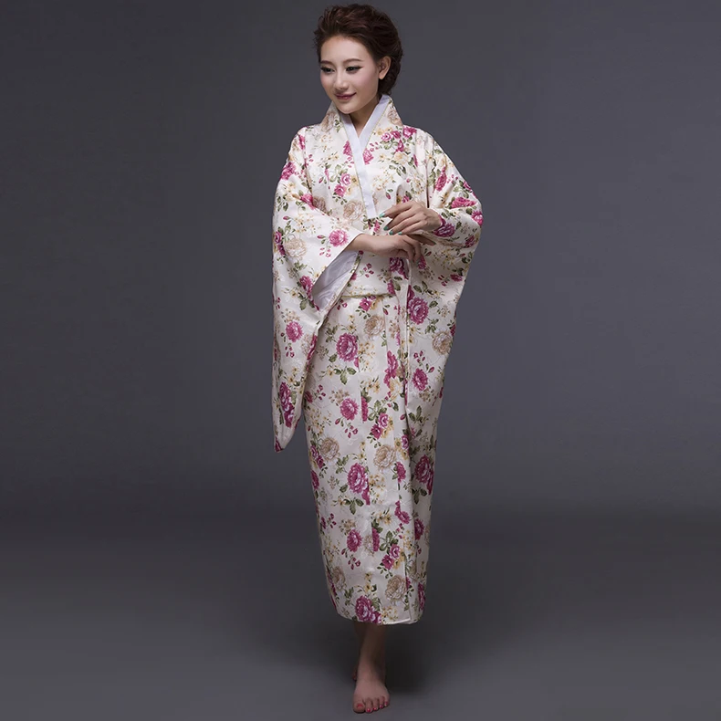 Лидер продаж, модное женское кимоно юката Haori с Obi, розовое вечернее платье в японском стиле, одежда в азиатском стиле, один размер, HW045