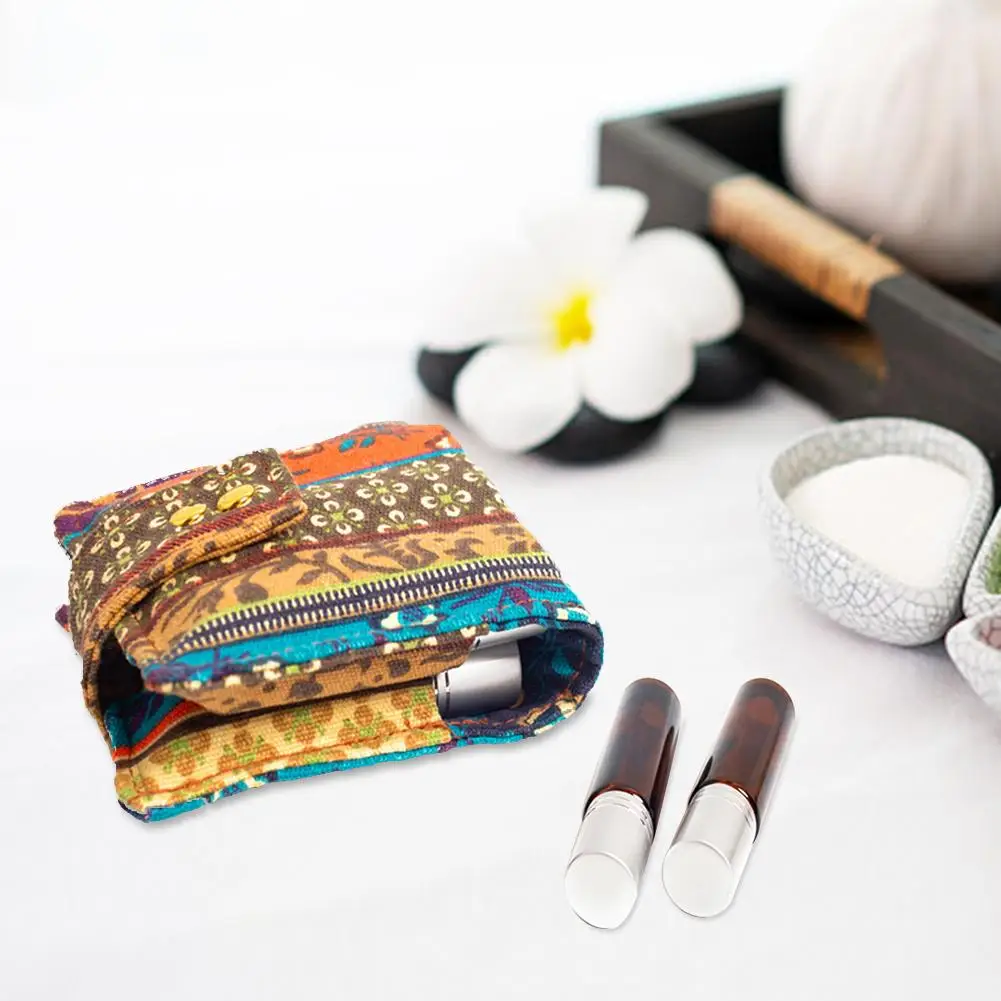 6 Slot Bottle Essential Oil Case Protects For 10ml Rollers Essential Oils Bag Travel Carrying Storage Organizer Organizador