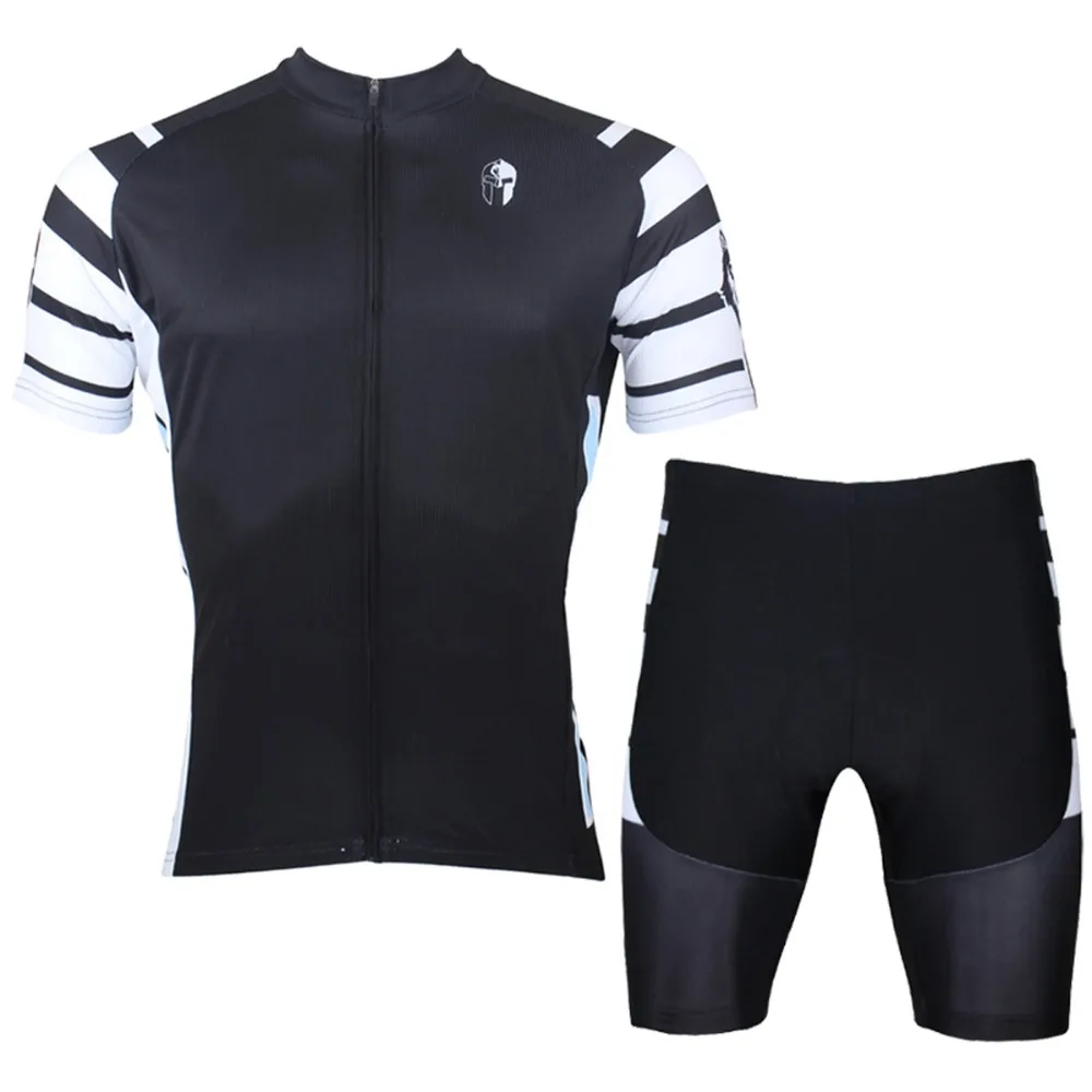 Новая одежда для велоспорта в черно-белую полоску мужской костюм с короткими рукавами