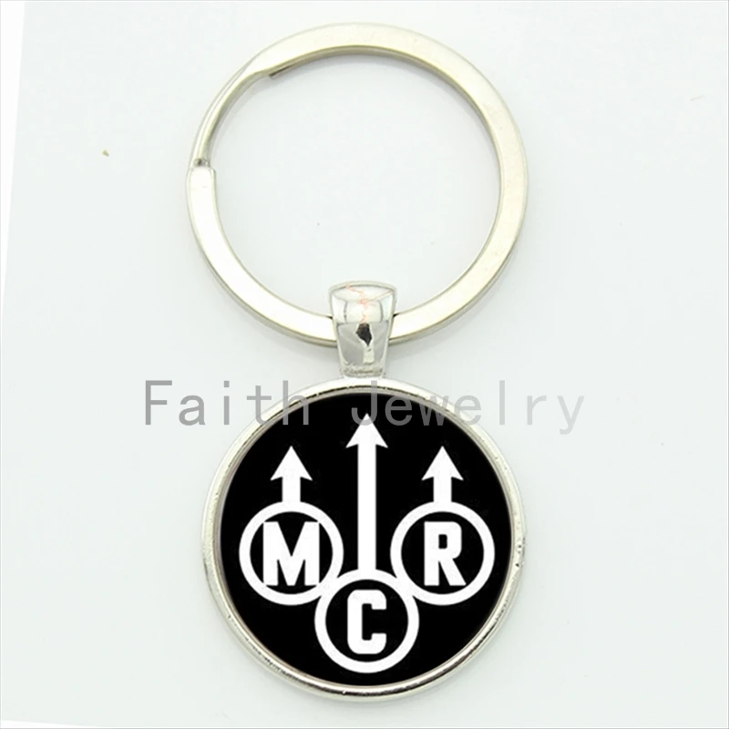 Buy High quality alloy men's keychain fashion MCR