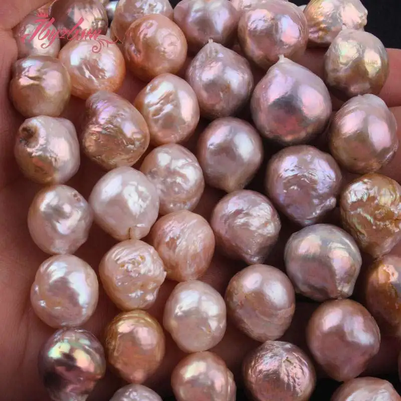 Beste 9 10 13 16mm Keshi Edsion Natuurlijke Zoetwater Parel Nearround Stenen Kralen Losse Voor Sieraden Maken DIY Armband ketting 15\